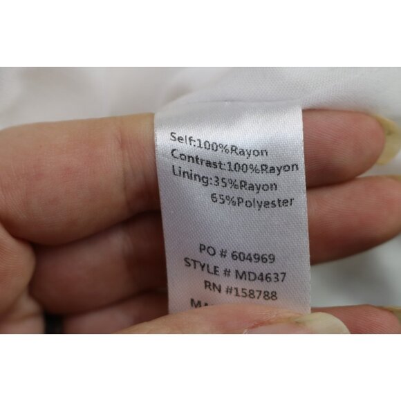 Mable White Halter Maxi Dress-Medium-Black Straps-Side Zip-Cottagecore-Prairie - Picture 9 of 14